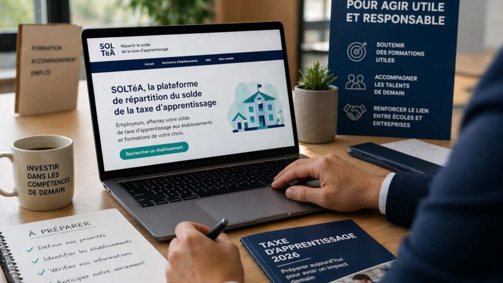 taxe d'apprentissage 2026 - se préparer sur SOLTéA
